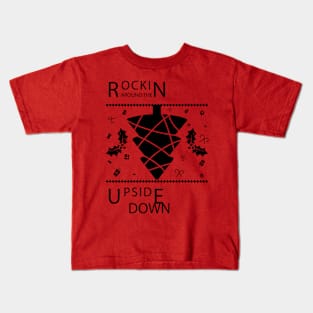 rockin around upside down Kids T-Shirt